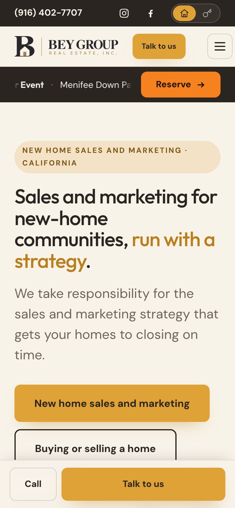Bey Group Real Estate, Inc. home page